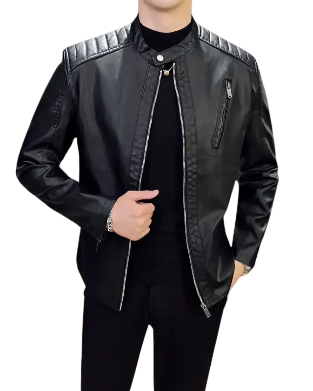 Adrian™ | Elegancka Skórzana Kurtka