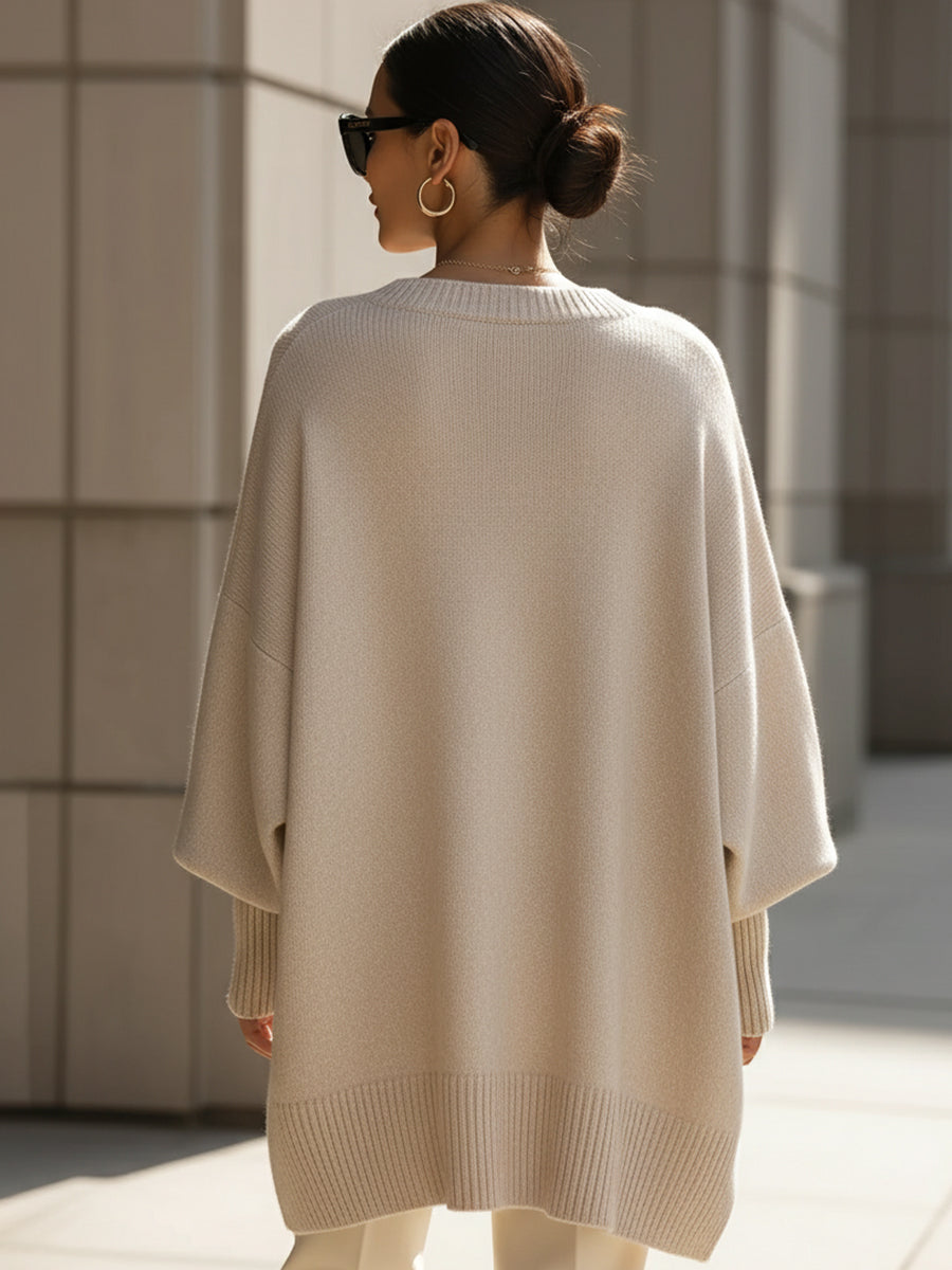 ISALIE | Pull en laine mélangée coupe oversize