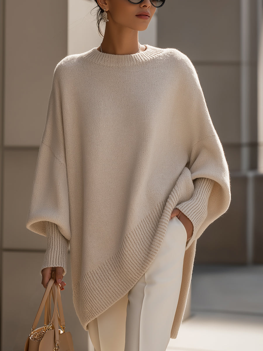 ISALIE | Pull en laine mélangée coupe oversize
