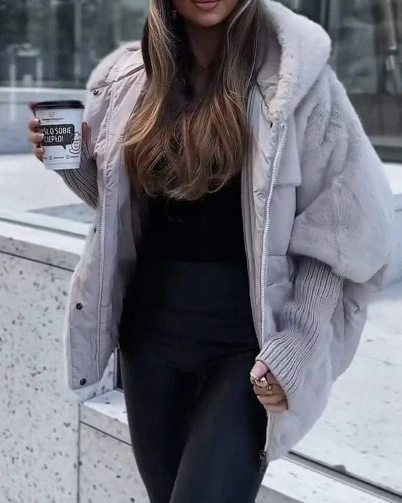 LENA | Stilig dunjakke med hette