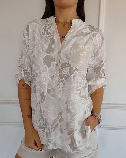 Elora™ | Blouse Élégante avec Poche