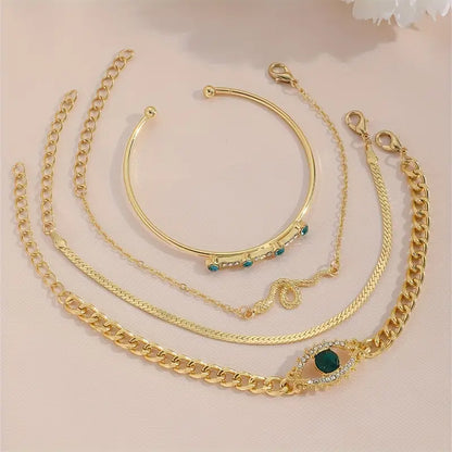 Bracelet Serpina Veyra émeraude | Or