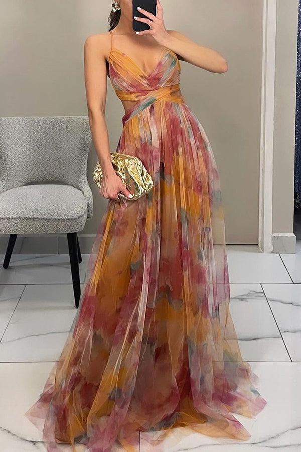 Eulalie – Robe longue élégante à lacets