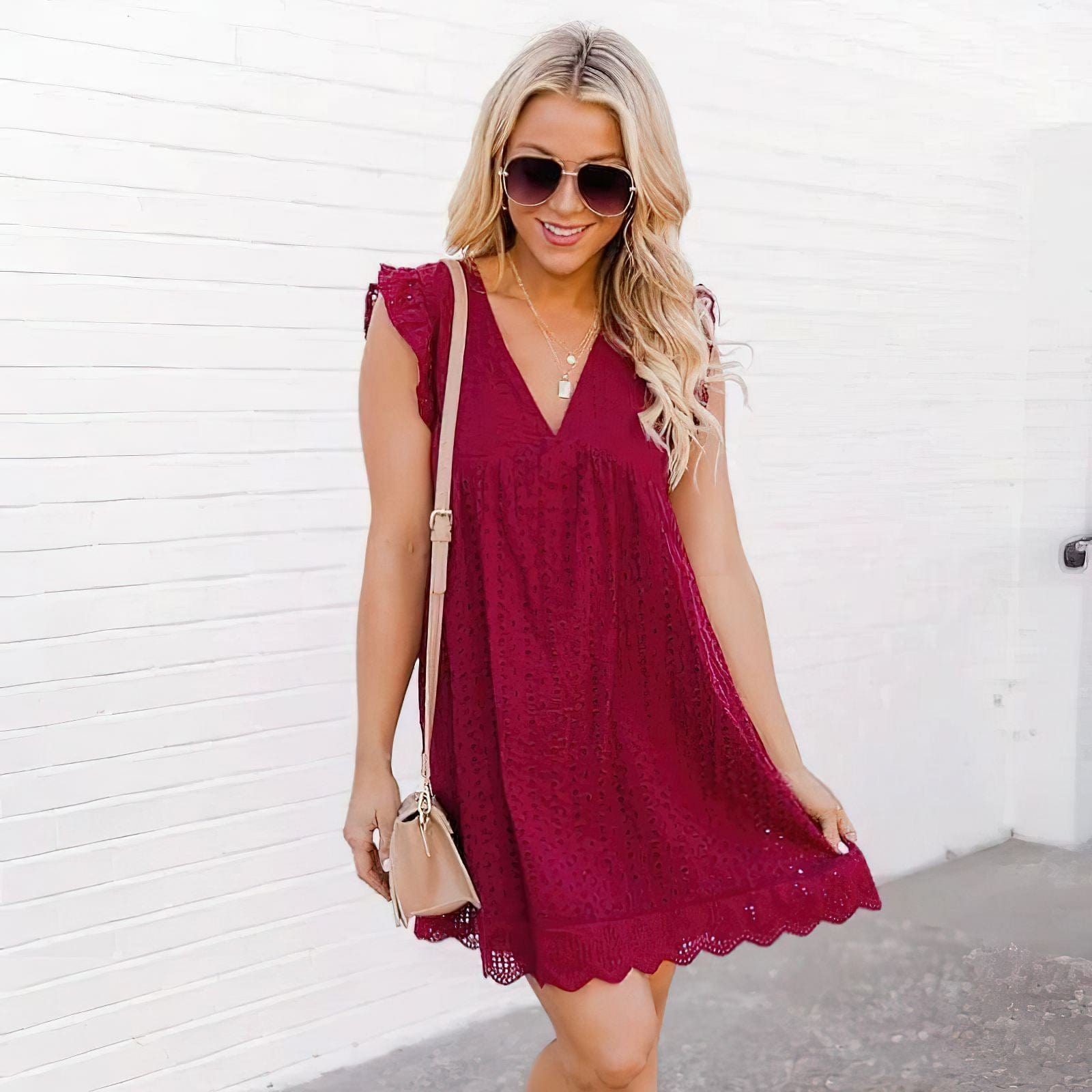 Théana – Robe d’été avec short intégré