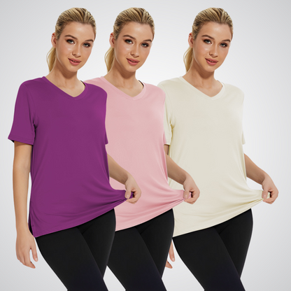 SELENA™ - T-shirt décontracté à coupe ample (Pack de 3)