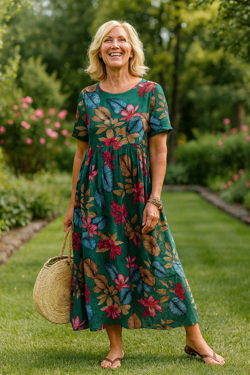Masie | Robe Maxi Florale Aérée – Là où le Confort Rencontre la Confiance (S-5XL)