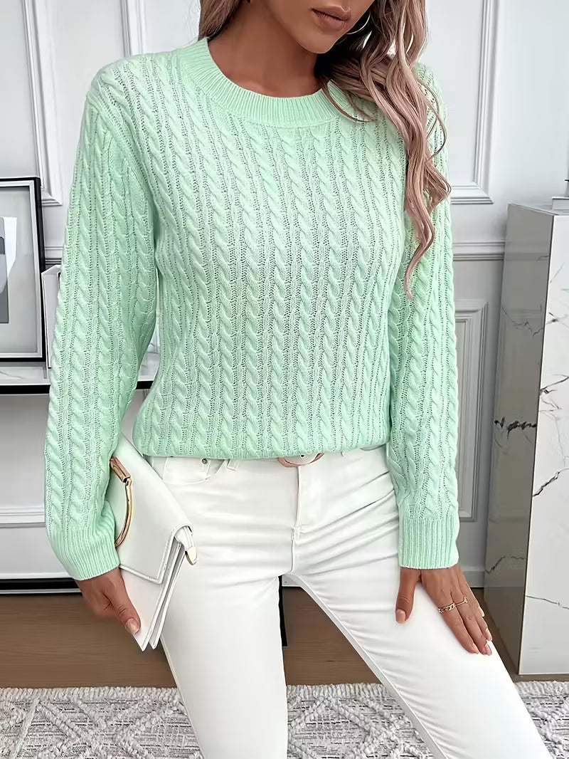 Aria™ | Miękki Sweter Minimalistyczny