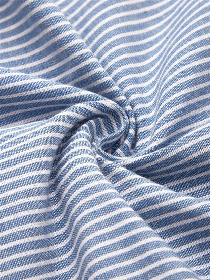 Louise | Robe Midi Rayée – Confort Sans Effort, Confiance Quotidienne